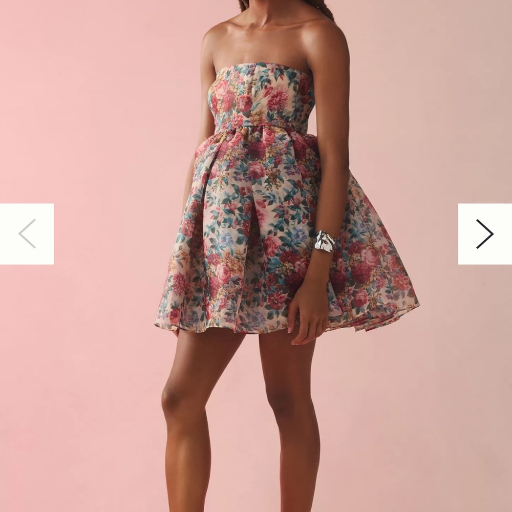 Anthropologie Selkie Strapless Mini Dress Sz. M.